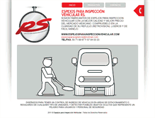 Tablet Screenshot of espejosparainspeccionvehicular.com